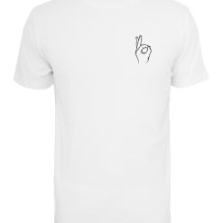 Tricou de bumbac cu decolteu la baza gatului-FEMEI-