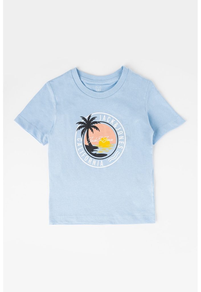 Tricou de bumbac cu design grafic-BAIETI-