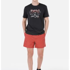 Tricou de bumbac cu imprimeu-BARBATI-