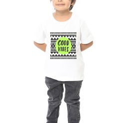 Tricou de bumbac cu imprimeu-FETE-