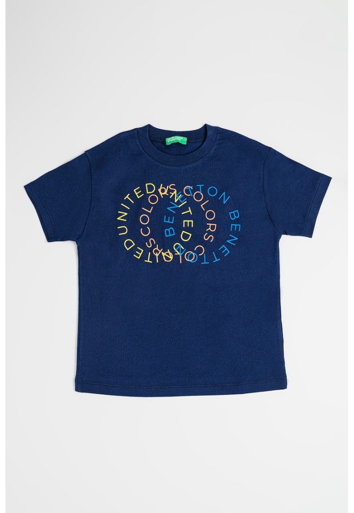 Tricou de bumbac cu imprimeu logo-BAIETI-IMBRACAMINTE/Tricouri si maiouri
