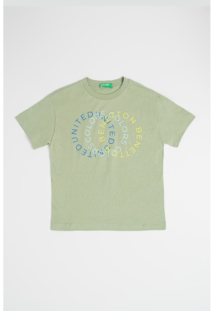 Tricou de bumbac cu imprimeu logo-BAIETI-IMBRACAMINTE/Tricouri si maiouri