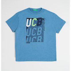 Tricou de bumbac cu imprimeu logo-BAIETI-IMBRACAMINTE/Tricouri si maiouri
