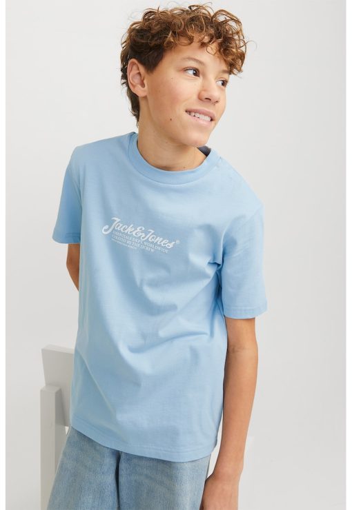 Tricou de bumbac cu logo-BAIETI-IMBRACAMINTE/Tricouri si maiouri