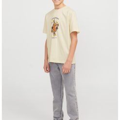 Tricou de bumbac cu model grafic-BAIETI-IMBRACAMINTE/Tricouri si maiouri