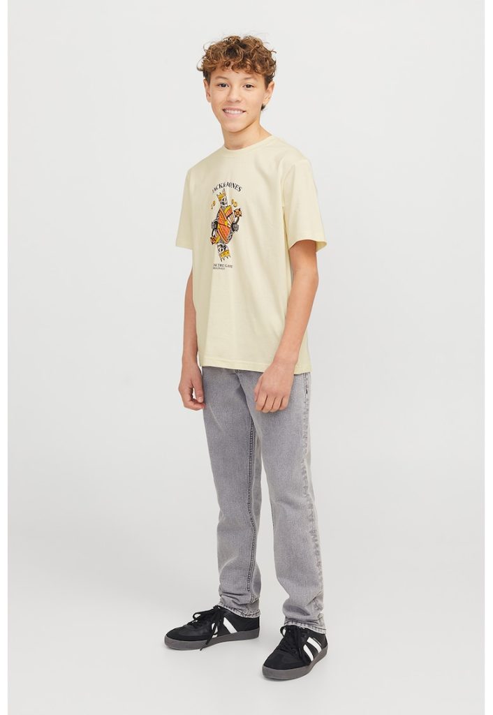 Tricou de bumbac cu model grafic-BAIETI-IMBRACAMINTE/Tricouri si maiouri
