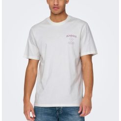 Tricou de bumbac organic cu imprimeu-BARBATI-IMBRACAMINTE/Tricouri si maiouri