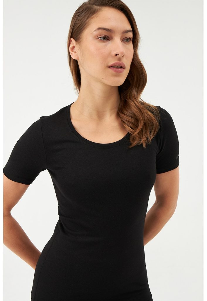 Tricou de casa cu decolteu rotund-FEMEI-