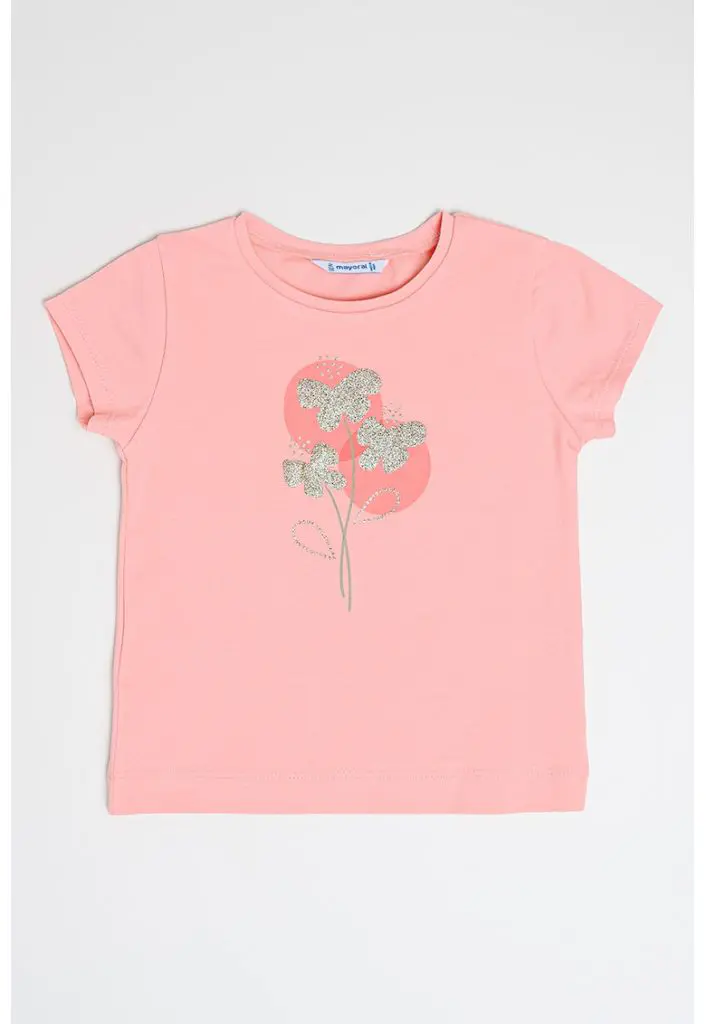 Tricou din amestec de bumbac cu imprimeu-FETE-IMBRACAMINTE/Tricouri si maiouri