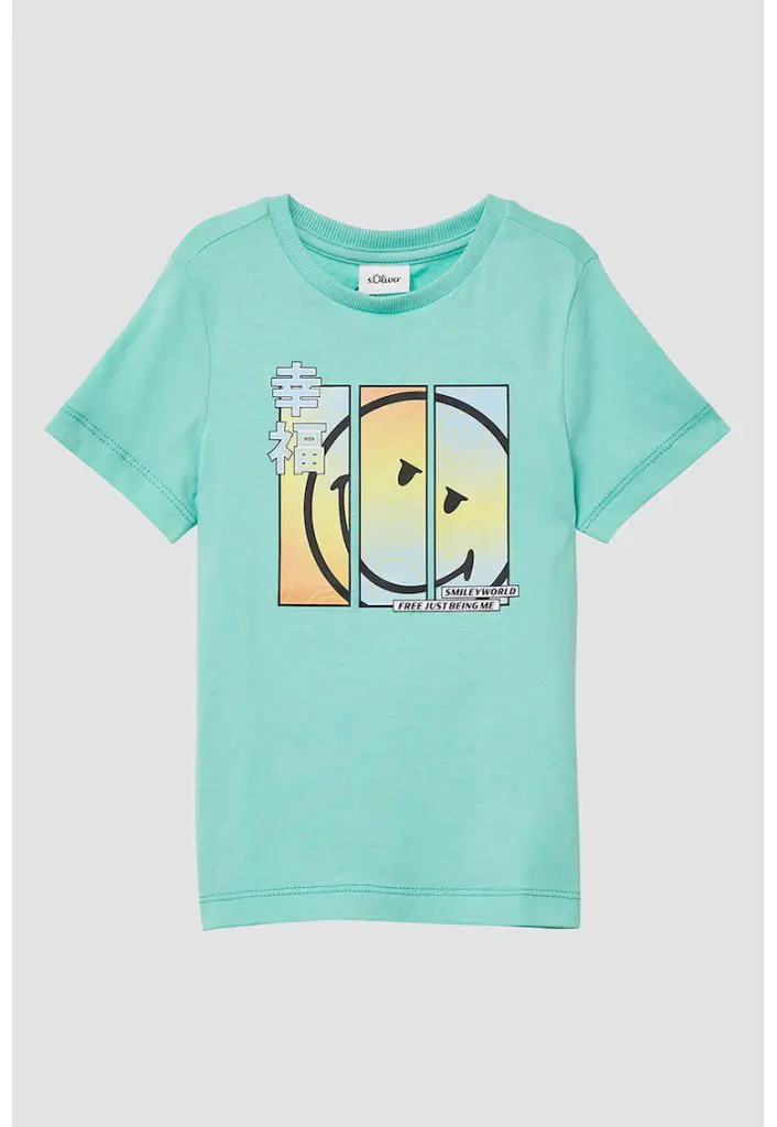 Tricou din bumbac cu imprimeu-BAIETI-IMBRACAMINTE/Tricouri si maiouri