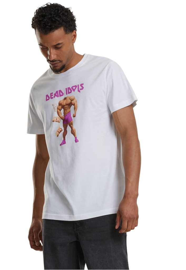 Tricou din bumbac cu imprimeu grafic-BARBATI-