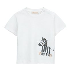 Tricou din bumbac cu imprimeu grafic-BAIETI-IMBRACAMINTE/Tricouri si maiouri