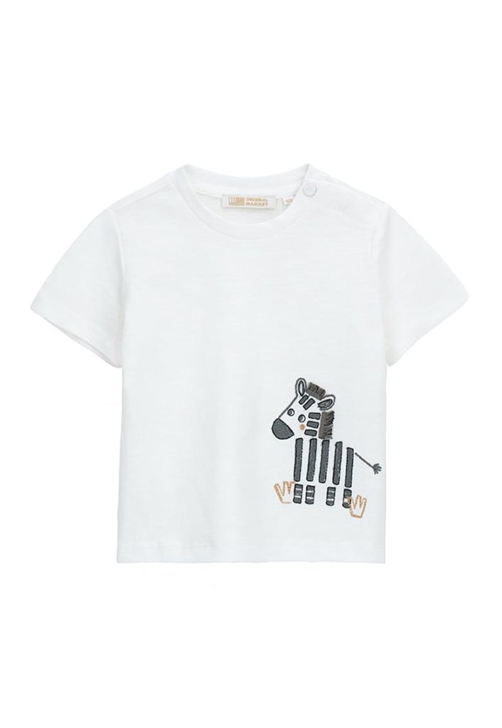 Tricou din bumbac cu imprimeu grafic-BAIETI-IMBRACAMINTE/Tricouri si maiouri