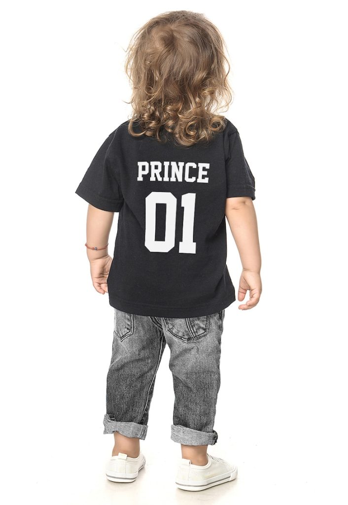 Tricou din bumbac cu imprimeu pe partea din spate-BAIETI-