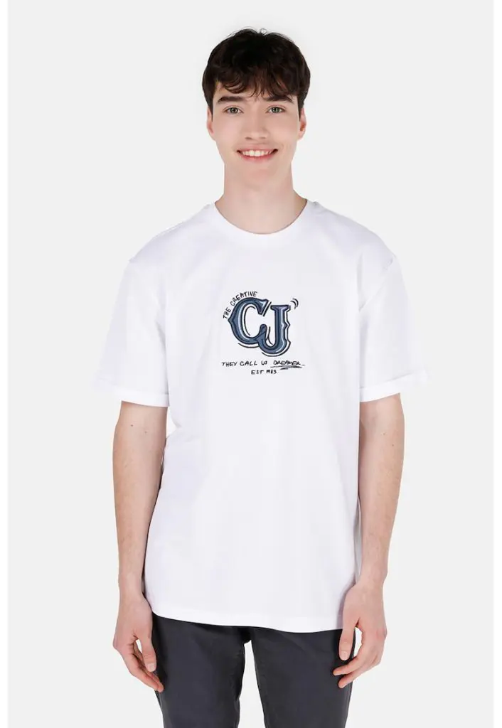Tricou lejer cu imprimeu-BARBATI-