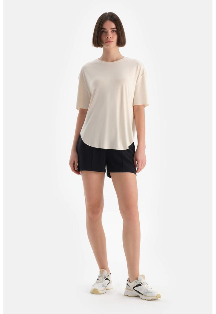 Tricou lejer din amestec de modal-FEMEI-IMBRACAMINTE/Tricouri si maiouri