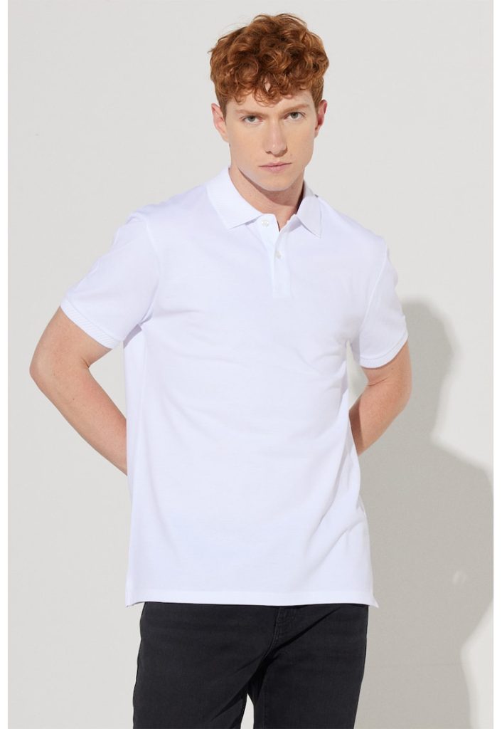 Tricou polo slim fit-BARBATI-