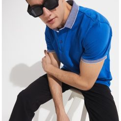 Tricou polo slim fit-BARBATI-IMBRACAMINTE/Tricouri si maiouri