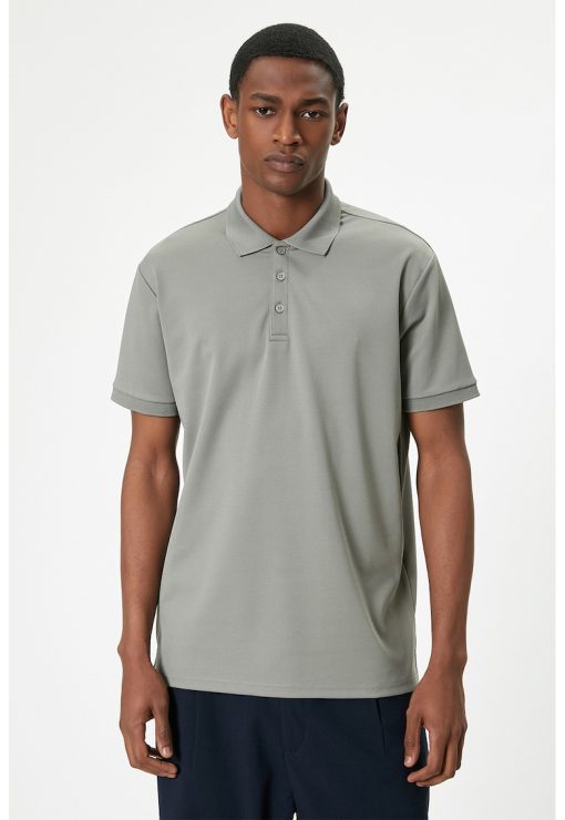 Tricou polo slim fit-BARBATI-
