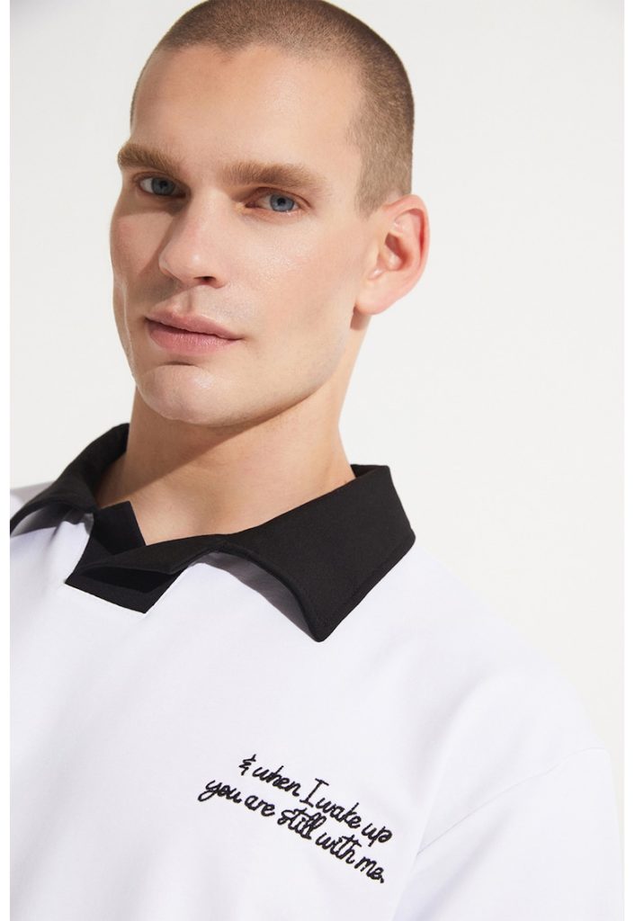 Tricou polo supradimensionat-BARBATI-IMBRACAMINTE/Tricouri si maiouri