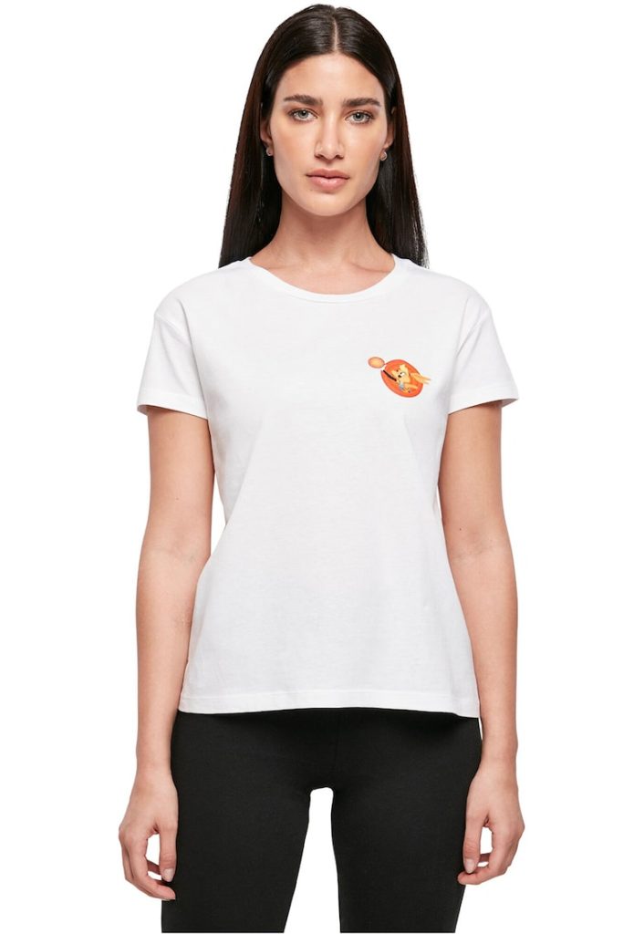 Tricou regular fit cu decolteu rotund-FEMEI-