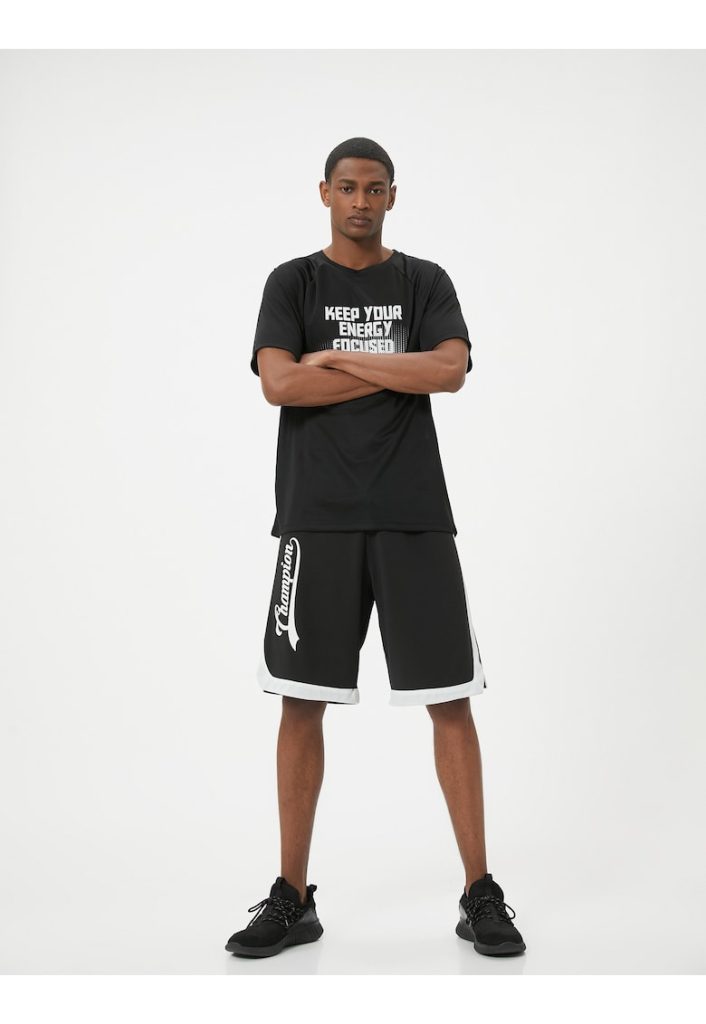 Tricou regular fit cu model text-BARBATI-IMBRACAMINTE/Tricouri si maiouri