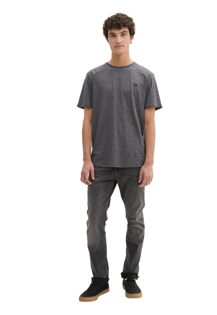 Tricou regular fit din amestec de bumbac-BARBATI-IMBRACAMINTE/Tricouri si maiouri