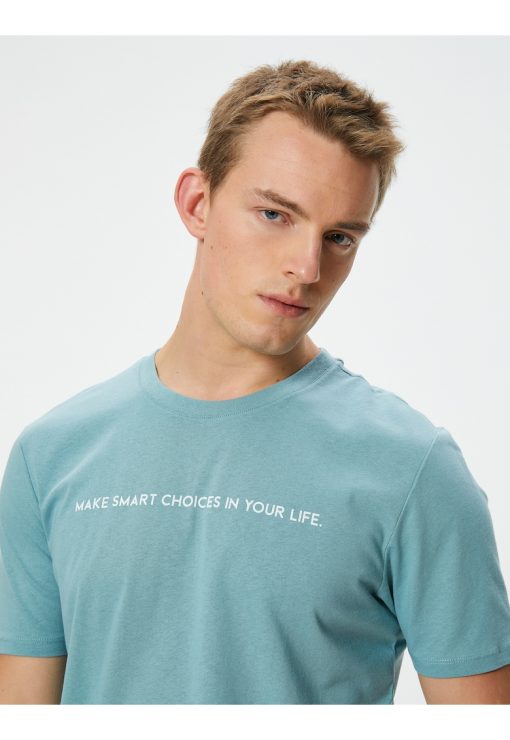Tricou slin-fit din bumbac-BARBATI-IMBRACAMINTE/Tricouri si maiouri