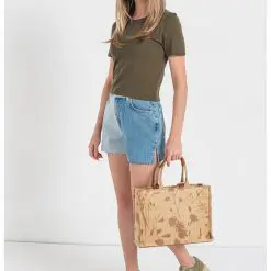 Tricou uni cu decolteu la baza gatului-FEMEI-IMBRACAMINTE/Tricouri si maiouri