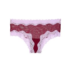 Vs tease mesh cheeky panties with lace l-Imbracaminte-Lenjerie intima
