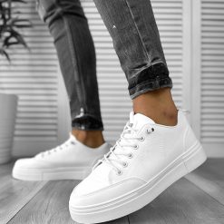 Adidasi barbati albi C11 N2-4-Incaltaminte > Adidasi barbati