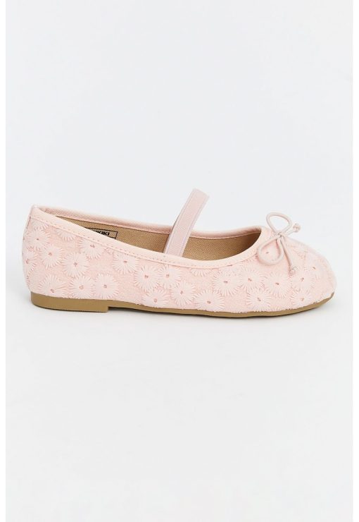 Balerini cu model cu flori brodate-FETE/INCALTAMINTE/Pantofi clasici-INCALTAMINTE/Pantofi clasici