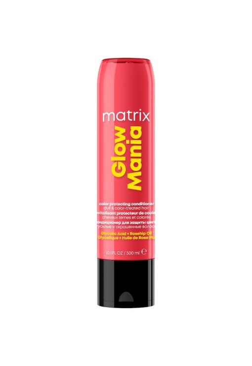 Balsam pentru par  Total Results Glow Mania cu acid glicolic si ulei de maces - protejeaza culoarea si ofera stralucire - 300ml-FEMEI/GENTI SI ACCESORII/Produse cosmetice-GENTI SI ACCESORII/Produse cosmetice