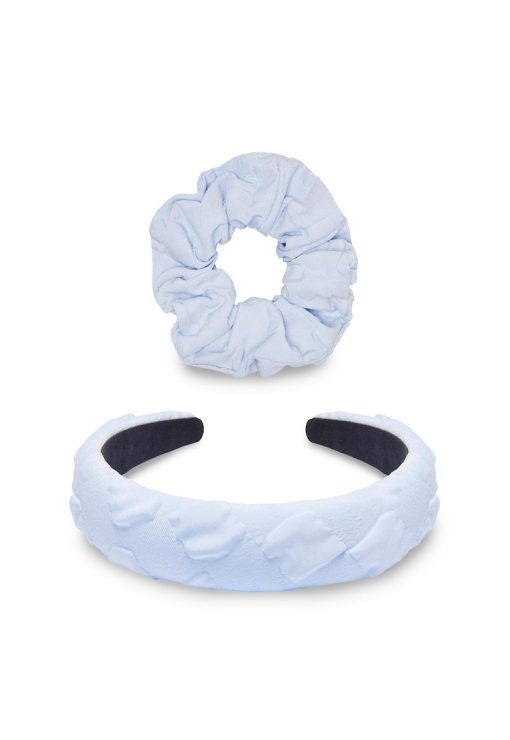 Bentita pentru par -  Textil - Albastru-FEMEI/GENTI SI ACCESORII/Palarii