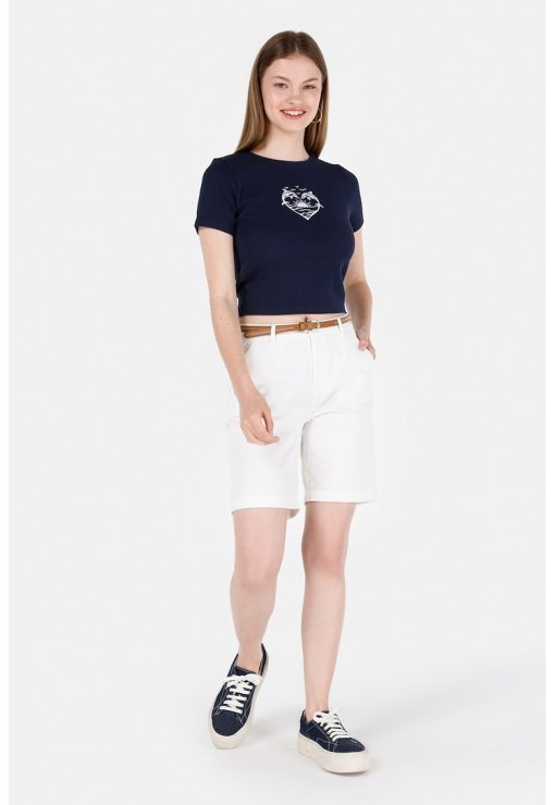 Bermude slim fit-FEMEI/IMBRACAMINTE/Pantaloni si colanti-IMBRACAMINTE/Pantaloni si colanti