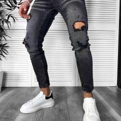 Blugi barbati conici 61221 G6-2-Blugi barbati
