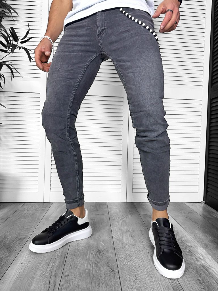 Blugi barbati conici 8524 H4-3-Blugi barbati