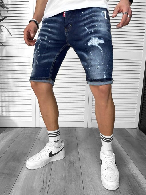 Blugi barbati scurti conici 5712 G1-1-Blugi barbati > Blugi scurti