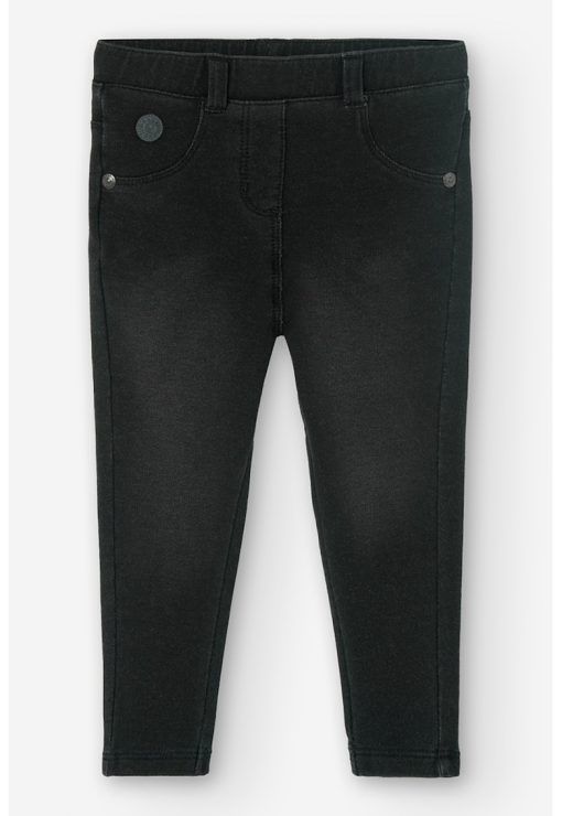 Blugi slim fit cu banda elastica in talie-FETE/IMBRACAMINTE/Blugi-IMBRACAMINTE/Blugi