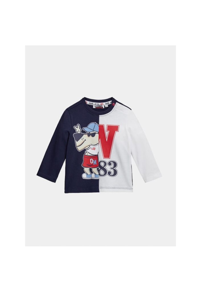 Bluza copii -  053436 - Bleumarin - Bumbac-FETE/IMBRACAMINTE/Bluze-IMBRACAMINTE/Bluze