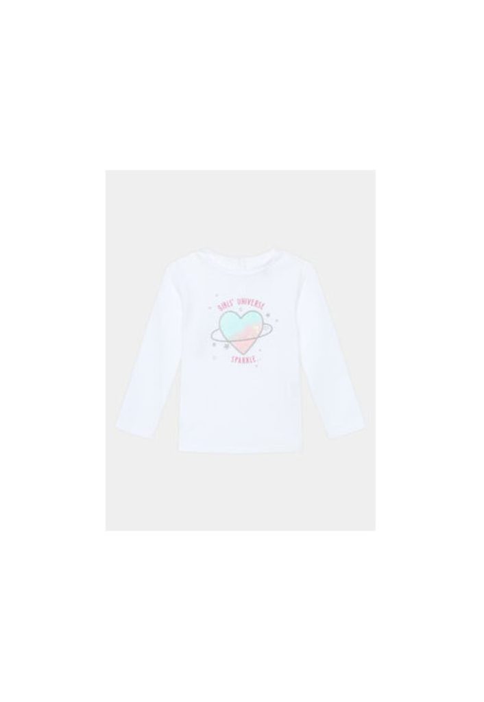 Bluza copii -  323202 - Alb - Bumbac --FETE/IMBRACAMINTE/Bluze-IMBRACAMINTE/Bluze