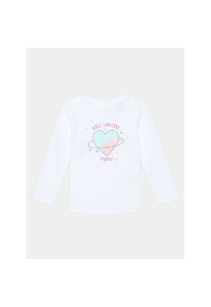 Bluza copii -  323202 - Alb - Bumbac --FETE/IMBRACAMINTE/Bluze-IMBRACAMINTE/Bluze