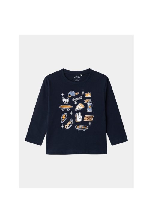 Bluza copii -  360108 - Bleumarin - Bumbac --FETE/IMBRACAMINTE/Bluze-IMBRACAMINTE/Bluze