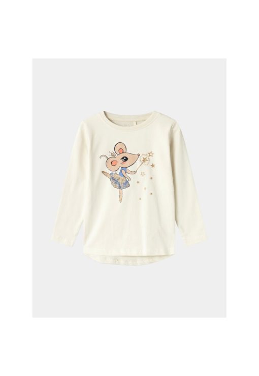 Bluza copii -  360139 - Ecru - Bumbac --FETE/IMBRACAMINTE/Bluze-IMBRACAMINTE/Bluze