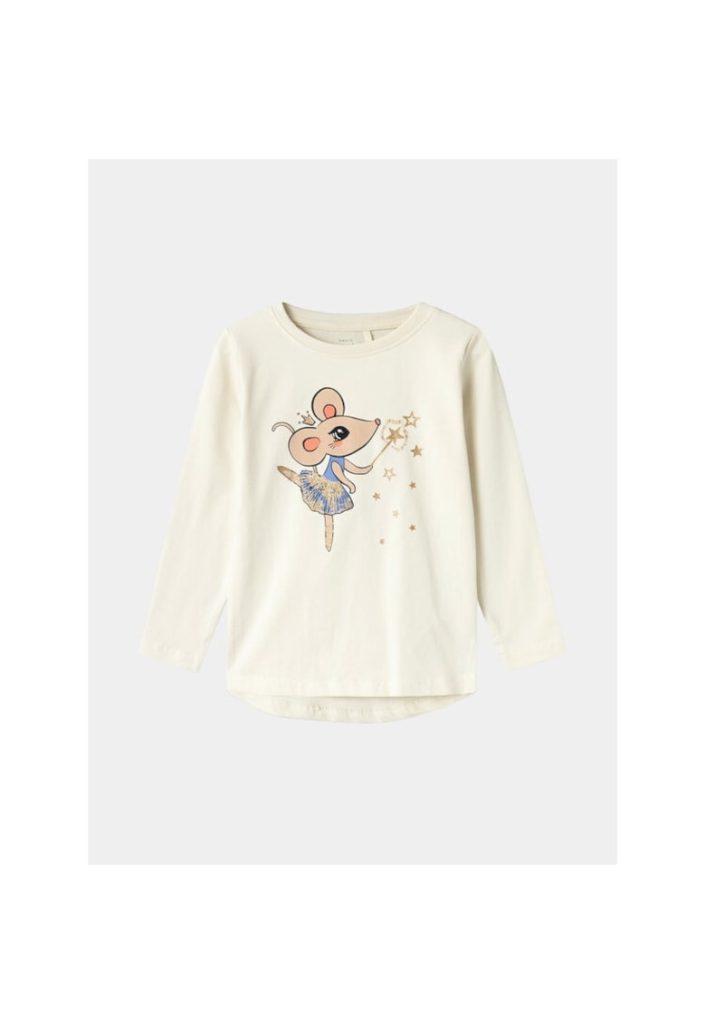 Bluza copii -  360139 - Ecru - Bumbac --FETE/IMBRACAMINTE/Bluze-IMBRACAMINTE/Bluze