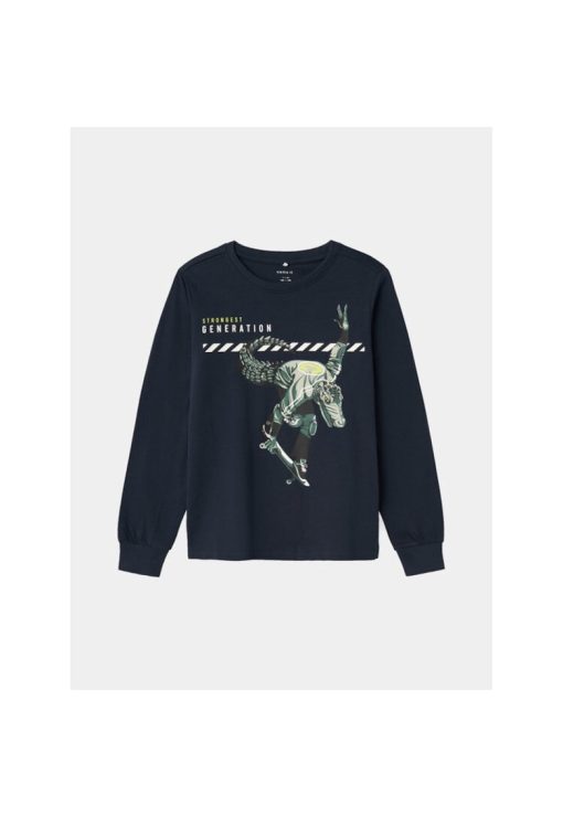 Bluza copii -  360726 - Bleumarin - Bumbac --FETE/IMBRACAMINTE/Bluze-IMBRACAMINTE/Bluze