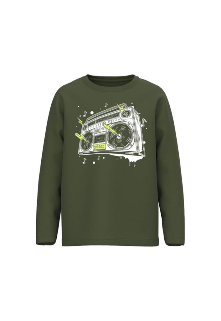 Bluza copii -  553945 - Verde - Bumbac-FETE/IMBRACAMINTE/Bluze-IMBRACAMINTE/Bluze