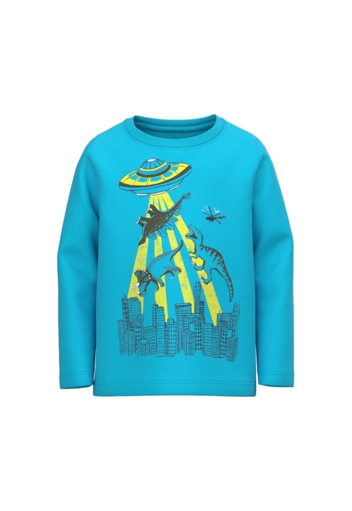 Bluza copii -  554355 - Albastru - Bumbac-FETE/IMBRACAMINTE/Bluze-IMBRACAMINTE/Bluze