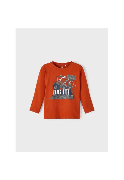 Bluza copii -  814208 - Portocaliu - Bumbac-FETE/IMBRACAMINTE/Bluze-IMBRACAMINTE/Bluze