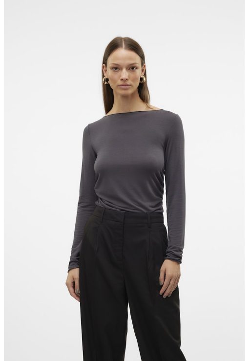 Bluza cu decolteu barcuta Eliana-FEMEI/IMBRACAMINTE/Bluze-IMBRACAMINTE/Bluze
